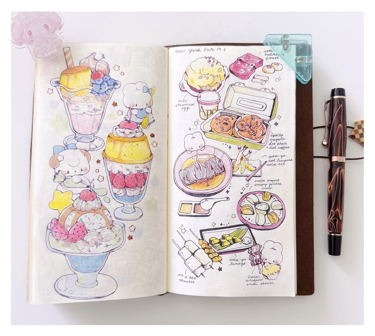 Cute Character Drawing in Ink with Jo from Atelier by Jo