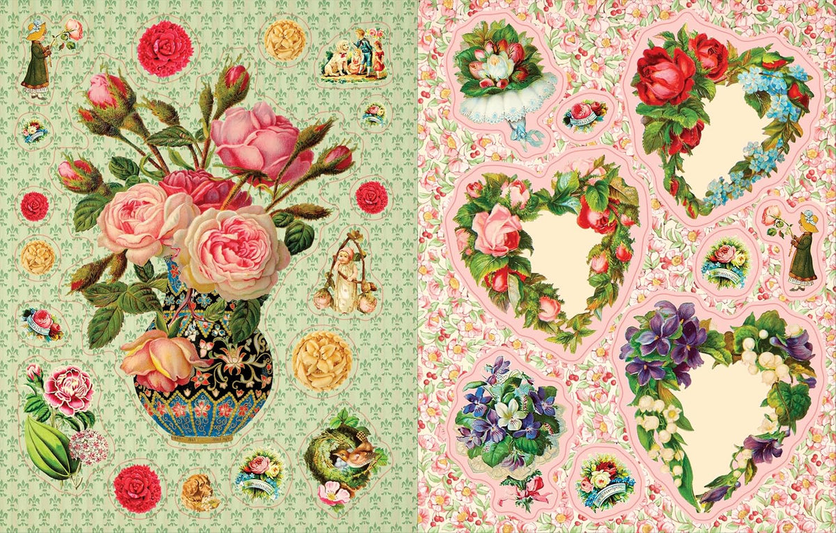 From bestselling author and designer Cynthia Hart, a gorgeous sticker book featuring the treasures of a Victorian garden, with 825+ stickers.