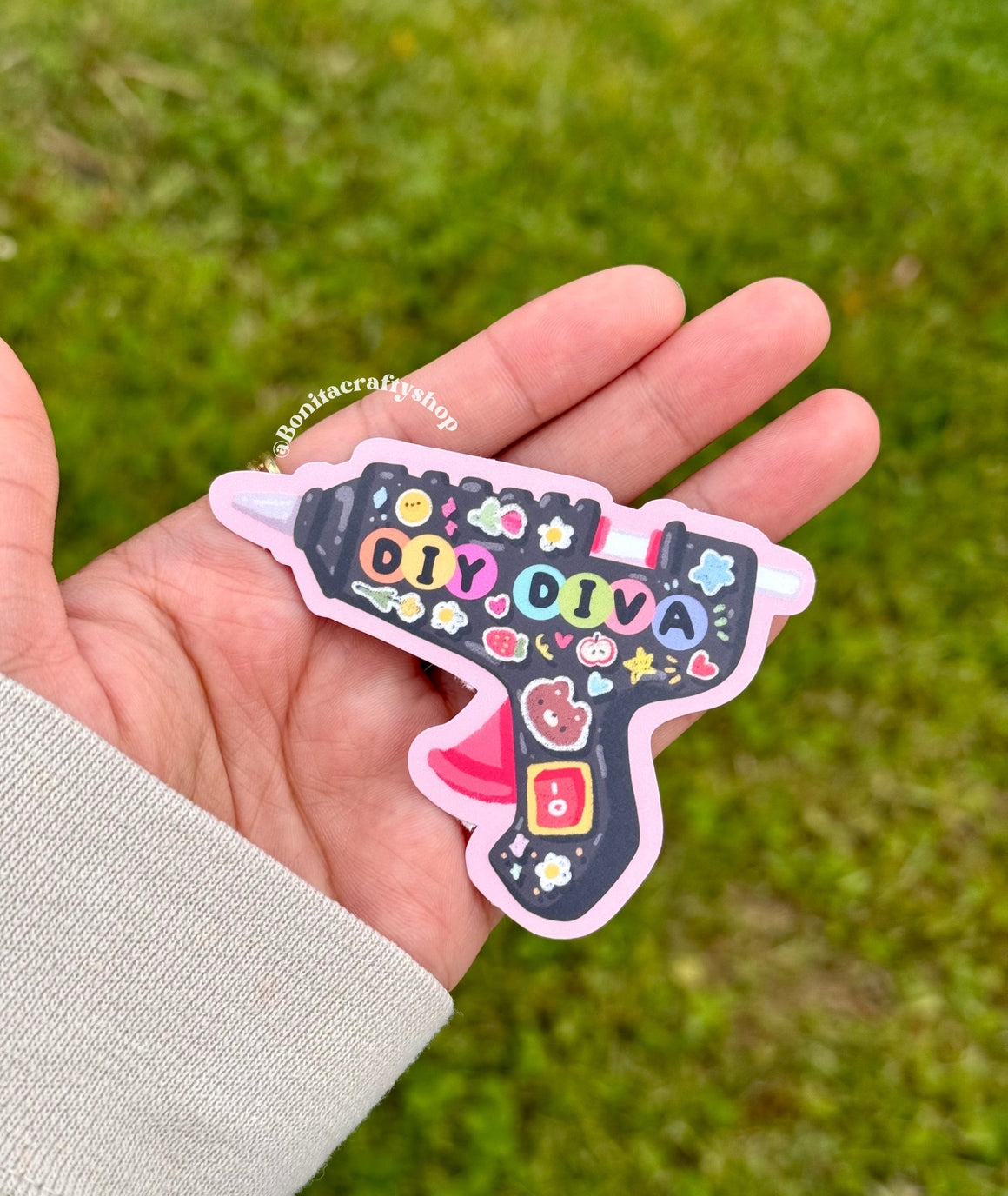 Diy Diva Hot Glue Vinyl Sticker