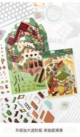 Unleash your creativity with these 3D scene stickers! Perfect for kids and adults, you can design your own eco home scene with 3 sets of sticker sheets!

1 piece of landscape paper
3 sticker sheets
7.2 in x 11.6 in