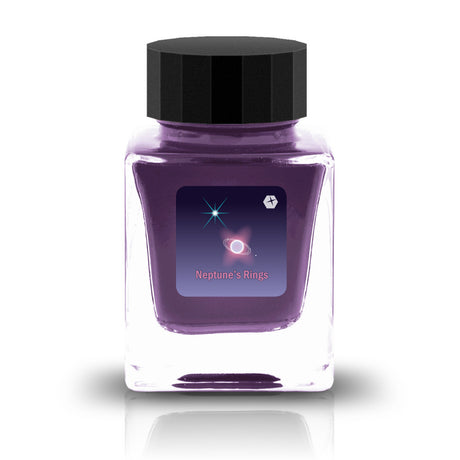 The DEEEP SPACE Collection is a series of fountain pen inks inspired by the mystery of the cosmos. Each color captures the spirit of the universe, from the deep stillness of interstellar space to the luminous shimmer of distant stars and the vivid tones of swirling nebulae. Formulated for smooth, effortless flow, these inks may also reveal subtle color-shifting effects, bringing dimension and brilliance to every stroke.


Purple&nbsp;
30ml