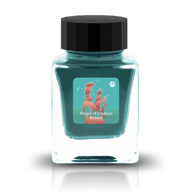 The DEEEP SPACE Collection is a series of fountain pen inks inspired by the mystery of the cosmos. Each color captures the spirit of the universe, from the deep stillness of interstellar space to the luminous shimmer of distant stars and the vivid tones of swirling nebulae. Formulated for smooth, effortless flow, these inks may also reveal subtle color-shifting effects, bringing dimension and brilliance to every stroke.


Blue and shades to dark gray
30ml