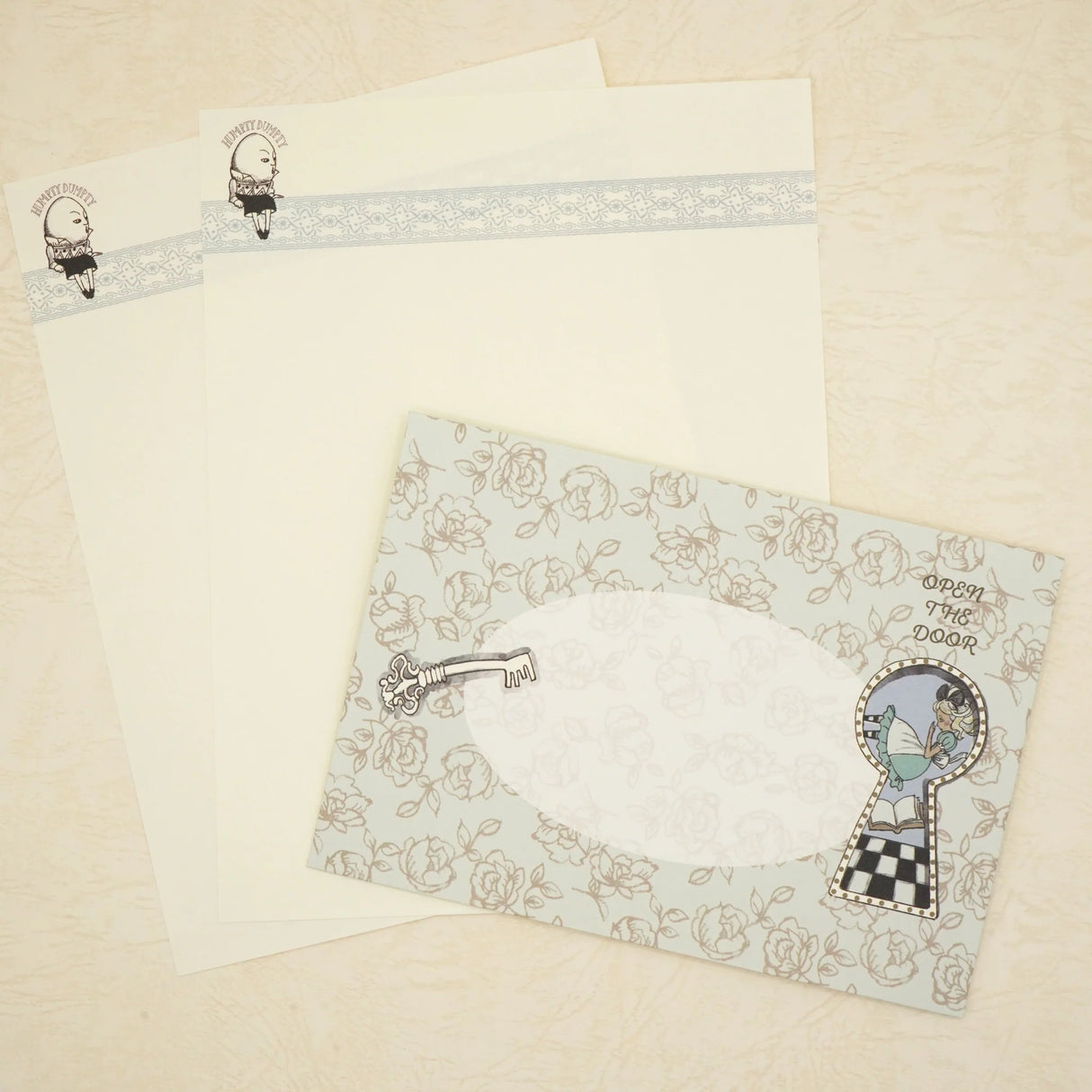 Shinzi Katoh Alice in Wonderland Letter Set - Open The Door