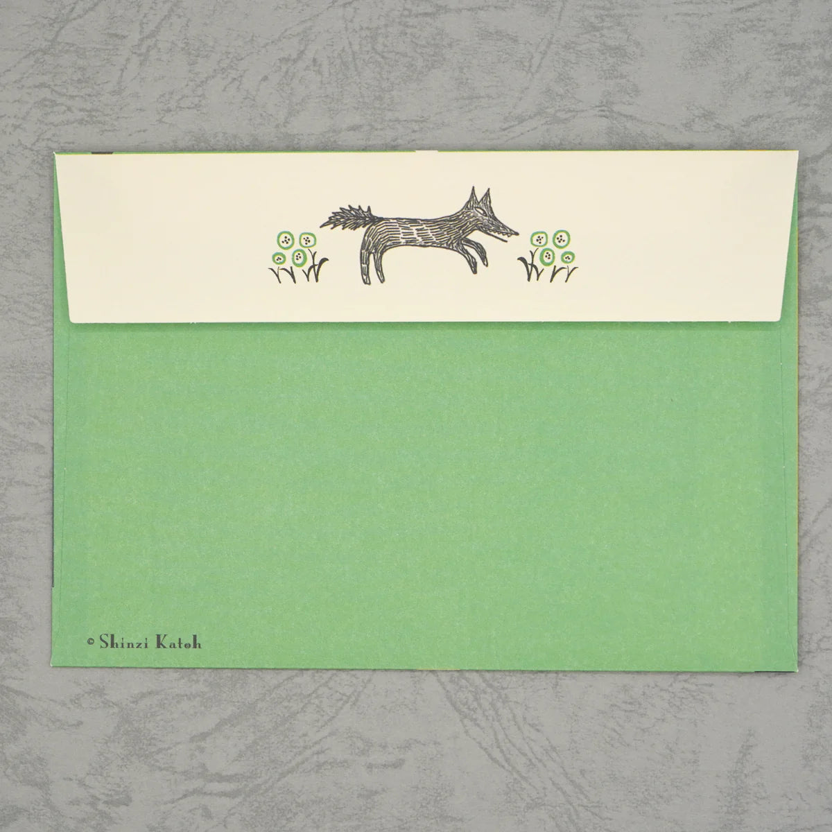 Shinzi Katoh Little Red Riding Hood Letter Set - Hide and seek with the wolf