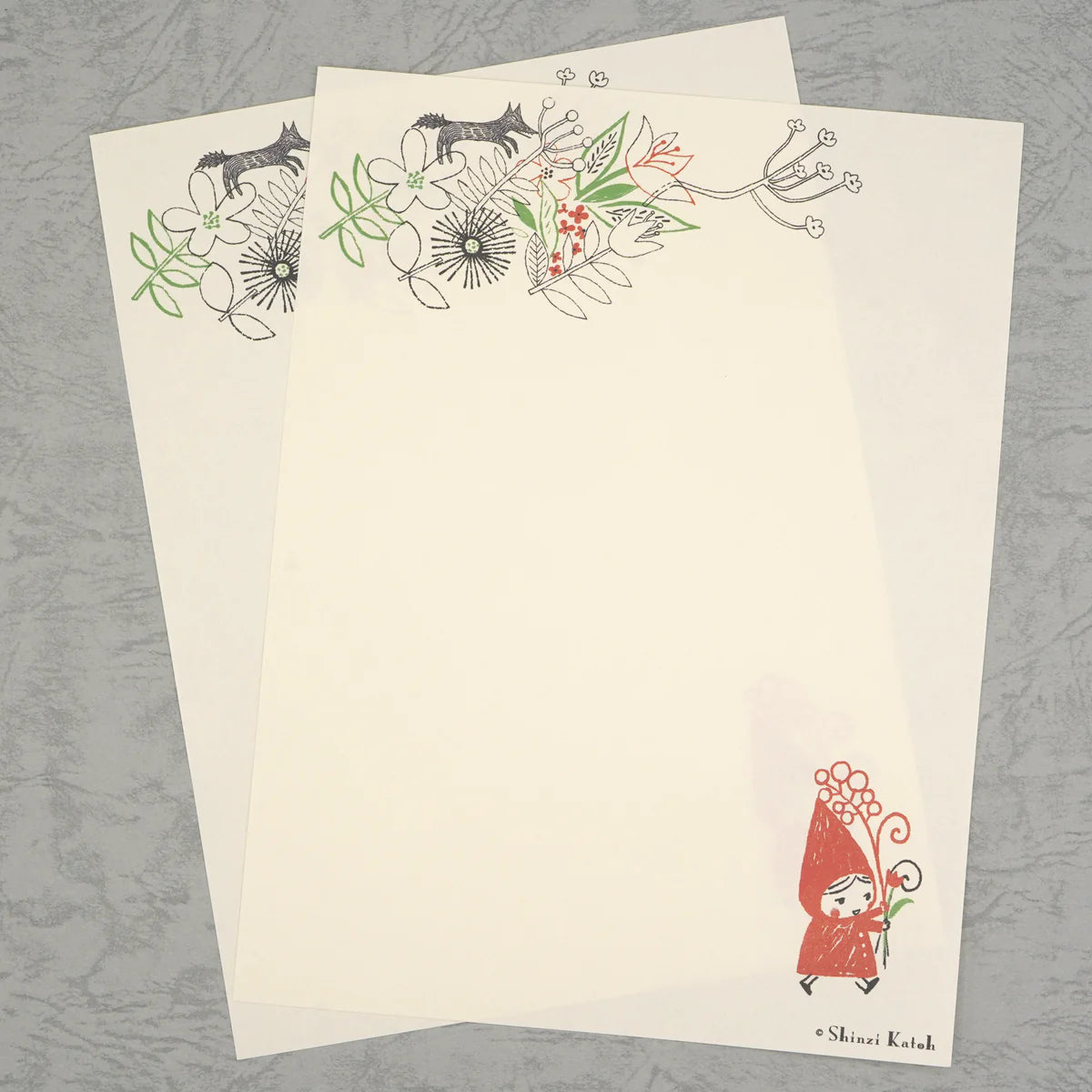 Shinzi Katoh Little Red Riding Hood Letter Set - Bouquet