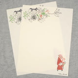 Shinzi Katoh Little Red Riding Hood Letter Set - Bouquet