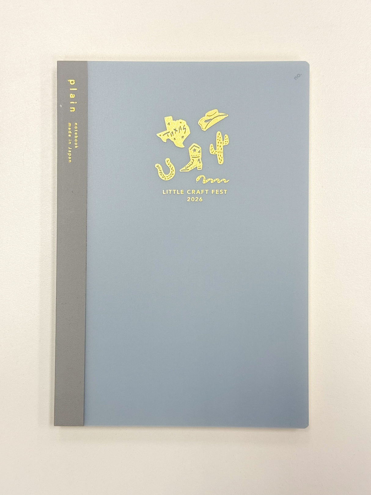 Daigo Notebook A5 - Little Craft Fest 2026 Exclusive Blue Plain Gold Hot Stamping