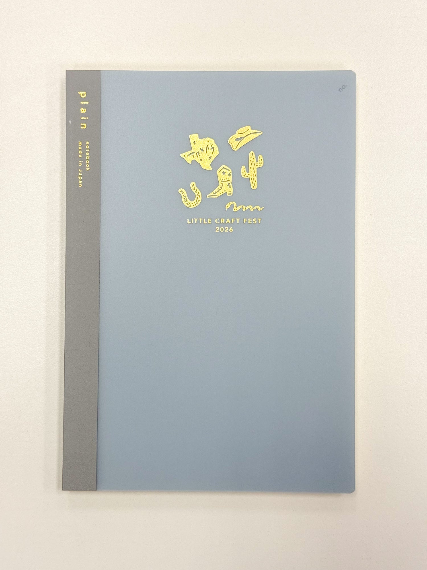 Daigo Notebook A5 - Little Craft Fest 2026 Exclusive Blue Plain Gold Hot Stamping