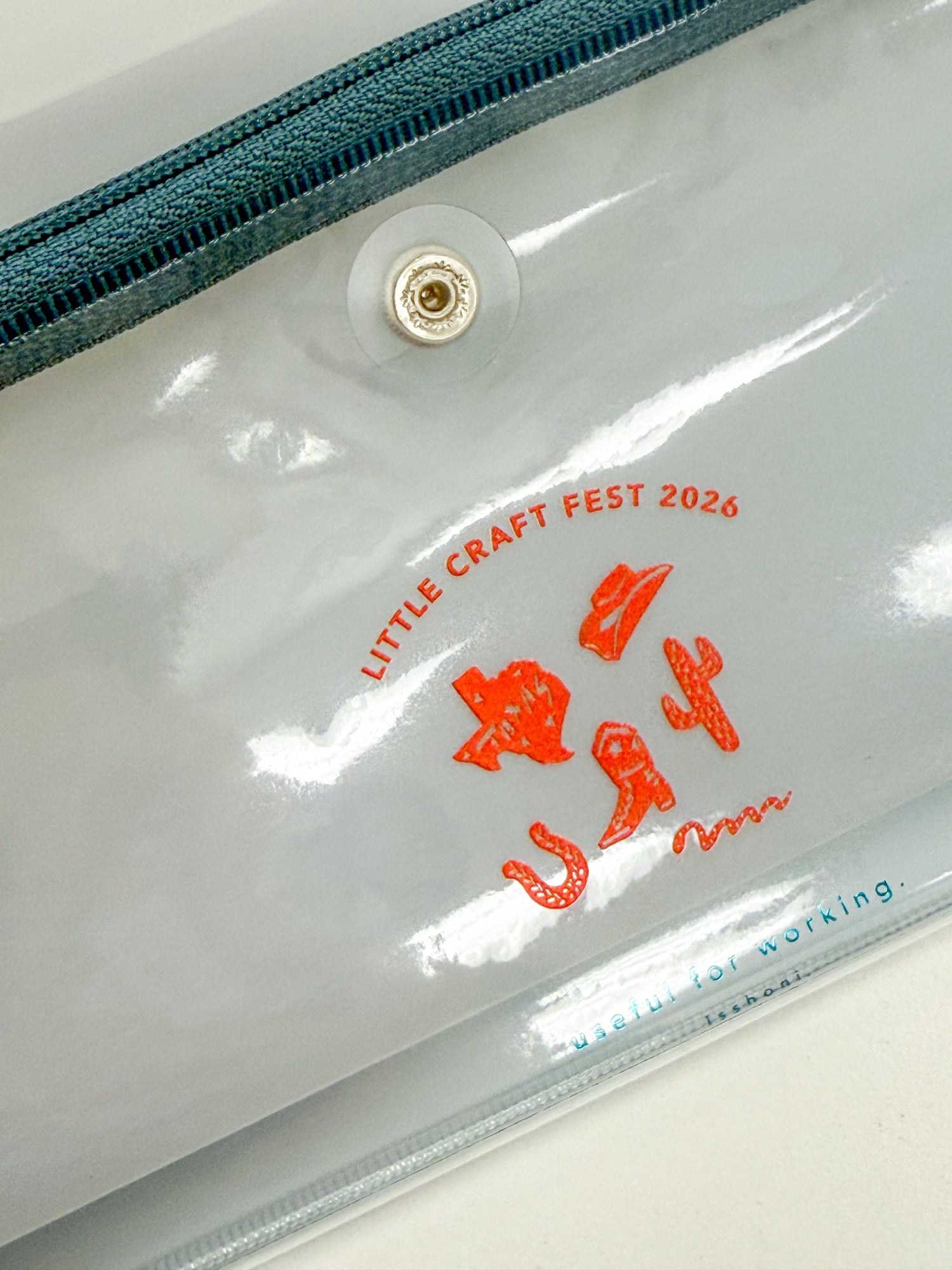 Daigo Notebook A5 - Little Craft Fest 2026 Exclusive Clear Pen Case Cover Texas Cowboy