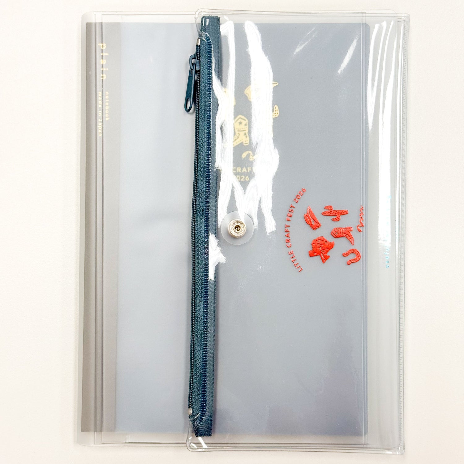 Daigo Notebook A5 - Little Craft Fest 2026 Exclusive Gold Pen Case Clear Cover Texas Cowboy Boots Cacti