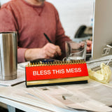 Fred’s Daily Desk Plaque shows off your witty side and alerts your workmates about how you’re feeling. The desktop flip book contains 50 titles and phrases so there is always one to fit your vibe. Packed in a colorful, peggable gift box.