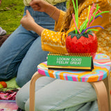 Daily Desk Plaque - Desktop Flip Book - 50 Fun Phrases