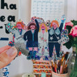 Experience the whimsical charm of Daria Solak Illustrations with the ABBA sticker. Sized at 8 cm, it's an excellent adornment for your laptop, notebook, or water bottle. The design is a delightful blend of color and creativity that is sure to bring a smile to your face. All of Daria's designs are born from hand-drawn illustrations and printed locally, with a fondness for quality paper and vibrant colors. The APPLE&WORM sticker is a testament to her love for drawing everyday themes like girls, animals, and f