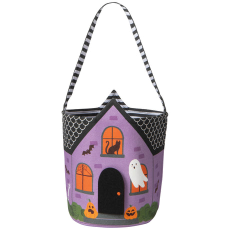 Danica Jubilee - Haunted House Halloween Candy Bucket

Full of charm, our Haunted House candy bucket is made to be filled with gifts of homemade goodies, treats for little goblins and ghouls, and other seasonal sweets.