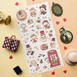 STICKII - Darling British Ducks Sticker Sheet

🎩 🦆 Ready for a quacking good time? Prepare to be charmed by this delightful flock of ducks, dressed to impress in impeccable British-inspired vintage outfits. From deerstalker hats to dapper capes, fancy top hats to adorable bow ties, these feathered friends will add a splash of British charm to any page they waddle onto.

Top Coating: Gold foil
Adhesive Layer: Paper
Backing Layer: Paper
6.69" x 3.54".
Weight - 0.03lbs.
1 sheet included &nbsp; &nbsp;