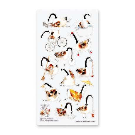STICKII Darling Geese Sticker Sheet