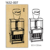 Date Stamp Rubber Stamp