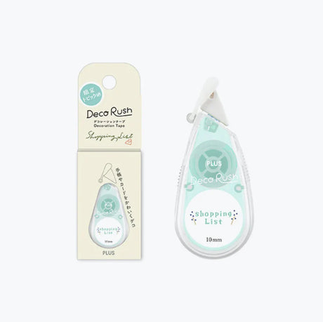 Perfect for adding flair to planners, journals, and cards, these tapes are a creative way to personalize your stationery. The tape dispensers also come with a flip-cap that ensures the tape stays secure and protected when stored in your pencil case. With the Deco Rush Topic Series bringing emphasis to daily events that partake in everyday life, it can be used fairy well in multiple occasions to help you spruce up your planning!