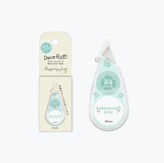 Perfect for adding flair to planners, journals, and cards, these tapes are a creative way to personalize your stationery. The tape dispensers also come with a flip-cap that ensures the tape stays secure and protected when stored in your pencil case. With the Deco Rush Topic Series bringing emphasis to daily events that partake in everyday life, it can be used fairy well in multiple occasions to help you spruce up your planning!