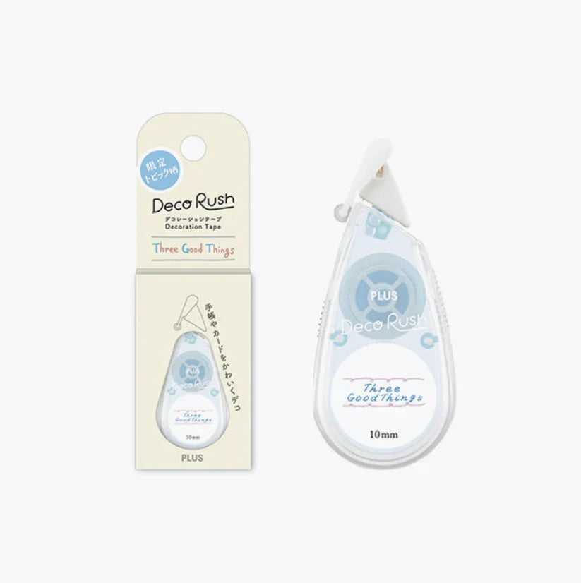 Perfect for adding flair to planners, journals, and cards, these tapes are a creative way to personalize your stationery. The tape dispensers also come with a flip-cap that ensures the tape stays secure and protected when stored in your pencil case. With the Deco Rush Topic Series bringing emphasis to daily events that partake in everyday life, it can be used fairy well in multiple occasions to help you spruce up your planning!