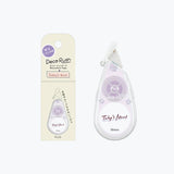 Perfect for adding flair to planners, journals, and cards, these tapes are a creative way to personalize your stationery. The tape dispensers also come with a flip-cap that ensures the tape stays secure and protected when stored in your pencil case. With the Deco Rush Topic Series bringing emphasis to daily events that partake in everyday life, it can be used fairy well in multiple occasions to help you spruce up your planning!