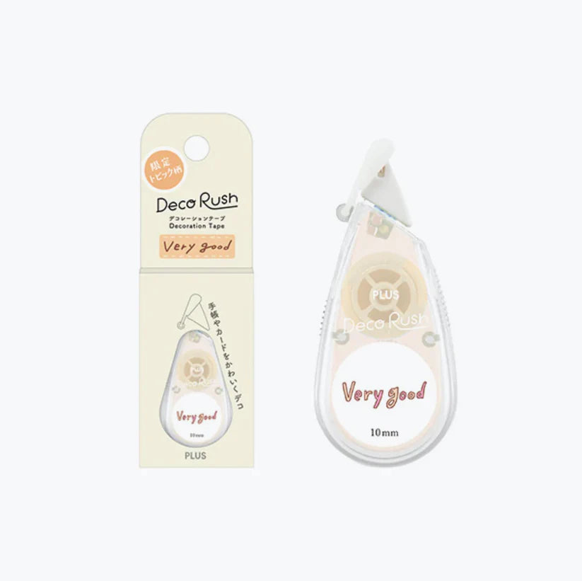 Perfect for adding flair to planners, journals, and cards, these tapes are a creative way to personalize your stationery. The tape dispensers also come with a flip-cap that ensures the tape stays secure and protected when stored in your pencil case. With the Deco Rush Topic Series bringing emphasis to daily events that partake in everyday life, it can be used fairy well in multiple occasions to help you spruce up your planning!