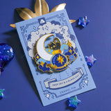 Thousand Skies Deep Sky and A Black Cat Enamel Pin