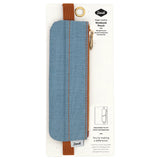 Denim Distressed Blue Notebook Pouch

Keep your go-to notebook and must-have pens together with our Denim Blue Notebook Pouch (honestly, we should’ve made these sooner). Designed with a fabric front, PU back, and a fully nylon-lined interior, it features an elastic band that fits snugly around most notebooks—so you’re ready for everyday ideas on the go.

Vegan Leather Pouch with Zipper
Elastic Fits Books up to 9" High
Zipper closure
9" x 3.75"