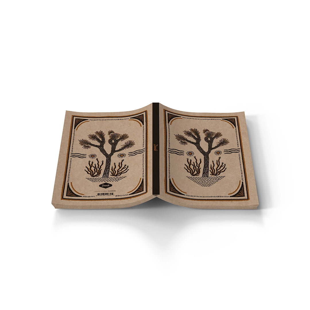 This Rayco Design Collection draws inspiration from life outside — desert trails, Baja beaches, campfires, and the animals that cross her path — made with a 100% recycled Kraft cover, modern, eco-friendly, and built for adventure.
