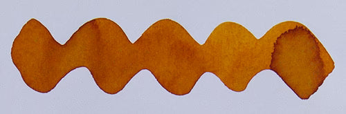 Diamine Fountain Pen Ink in Honey Burst.