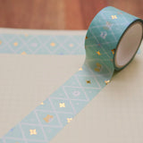 Diamond Friends Foil Washi Tape

Full color washi tape with foil
Width: 25mm
Length: 5m or 16 ft
Designed in San Jose, California
©Thousandskies
