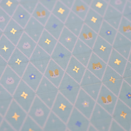 Diamond Friends Foil Washi Tape

Full color washi tape with foil
Width: 25mm
Length: 5m or 16 ft
Designed in San Jose, California
©Thousandskies

