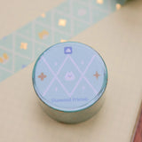 Diamond Friends Foil Washi Tape

Full color washi tape with foil
Width: 25mm
Length: 5m or 16 ft
Designed in San Jose, California
©Thousandskies
