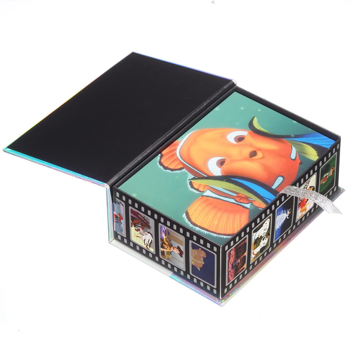 This collectible keepsake box of postcards features 100 beloved Disney and Pixar characters in celebration of 100 years of Disney animation.

This collectible postcard box celebrates the enduring magic of Disney over the last 100 years with 100 of your favorite Disney and Pixar characters-from Mickey Mouse, Woody, and Olaf to Maleficent, Scar, and Ursula. Including final frames of the most beloved heroes, loyal sidekicks, and wicked villains throughout Disney's animation history, these 100 high-quality, ful