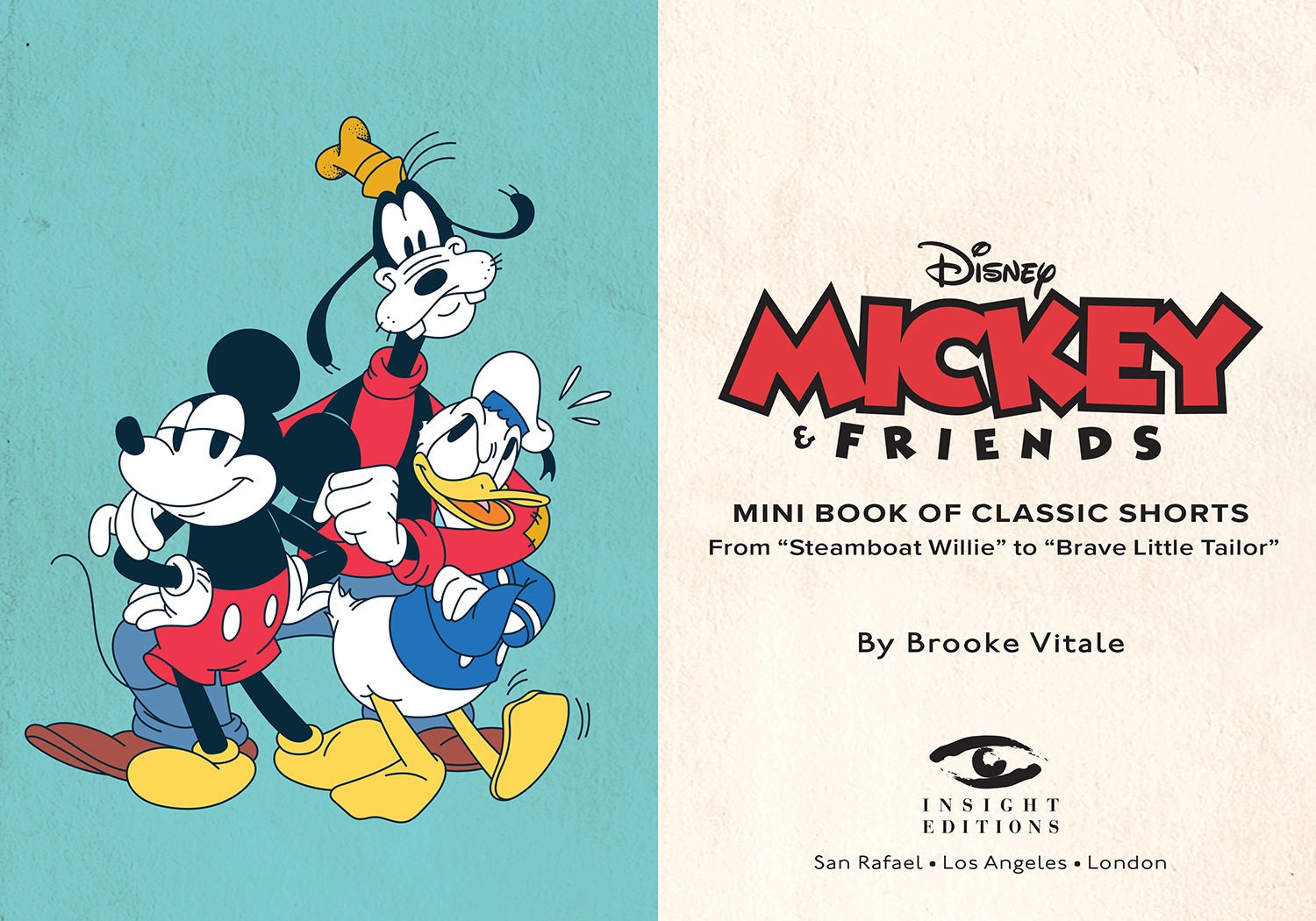 One of the most iconic characters of all time, Mickey Mouse has charmed audiences for decades with his fun-loving personality and exciting adventures. Now, fans can keep Mickey and his friends Minnie Mouse, Donald Duck, Goofy, and Pluto close to their hearts with this mini collection of classic Mickey Mouse stories. 

Illustrated with beautiful artwork straight from the screen, this storybook is a unique collector’s item that Disney fans will treasure for years to come.

MINI SIZE: At only 2.5 x 3.5 inches,