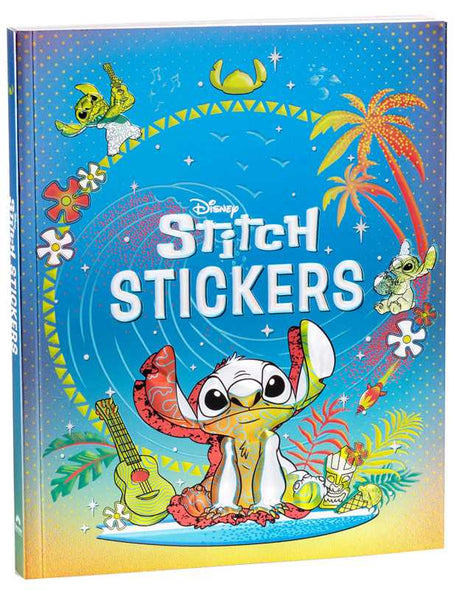 More than 500 colorful stickers of everyone’s favorite blue alien are perfect for scrapbooking or decorating your personal items.

Since the 2002 release of the Disney animated film Lilo & Stitch, the wild blue alien known as Stitch has become a fan favorite—so much that he now has his own sticker book! This collection of more than 500 colorful stickers includes fun and rarely seen images from the Disney archives, including character art, composed graphics, icons, and unique designs that are perfect for scr