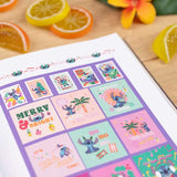 More than 500 colorful stickers of everyone’s favorite blue alien are perfect for scrapbooking or decorating your personal items.

Since the 2002 release of the Disney animated film Lilo & Stitch, the wild blue alien known as Stitch has become a fan favorite—so much that he now has his own sticker book! This collection of more than 500 colorful stickers includes fun and rarely seen images from the Disney archives, including character art, composed graphics, icons, and unique designs that are perfect for scr