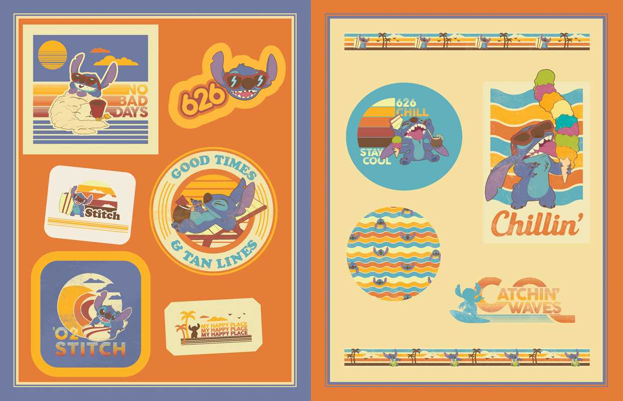 Disney Stitch Sticker Book – Little Craft Place