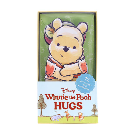 Send a sweet message with these hugging notecards inspired by characters from Disney’s Winnie the Pooh! With folded arms enclosing a short, sweet greeting, these charmingly illustrated cards are perfect for reminding the people you love that a hug is always the right size!