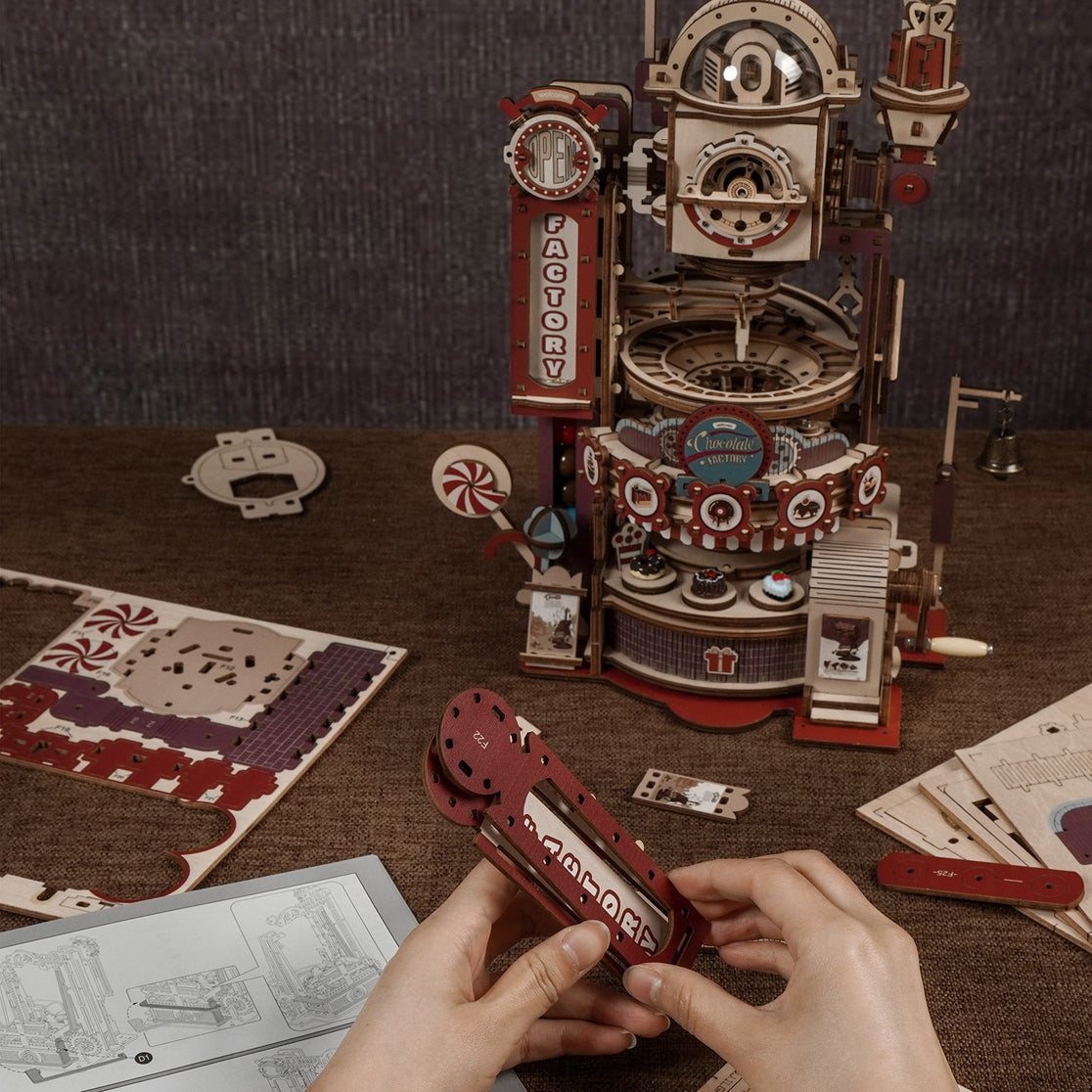 Diy Marble Run: Chocolate Factory