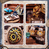 Inspired by the notion that "the meaning of travel is sharing," this charming book nook kit celebrates the power of storytelling, souvenirs, and cultural exchange. Visitors to this cozy bookshop explore a treasure trove of travelogues, handwritten postcards, globes, and keepsakes-each one brimming with whispered adventures from around the world. Let this miniature scene ignite your wanderlust, one tiny story at a time.