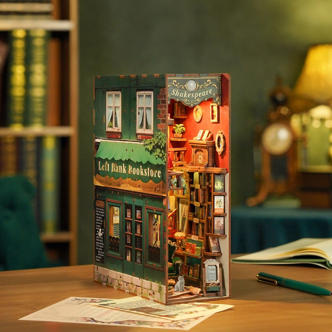 DIY Book Nook Kit: Left Bank Bookstore – Little Craft Place