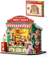 DIY Miniature House Kit: Christmas Candy Stand