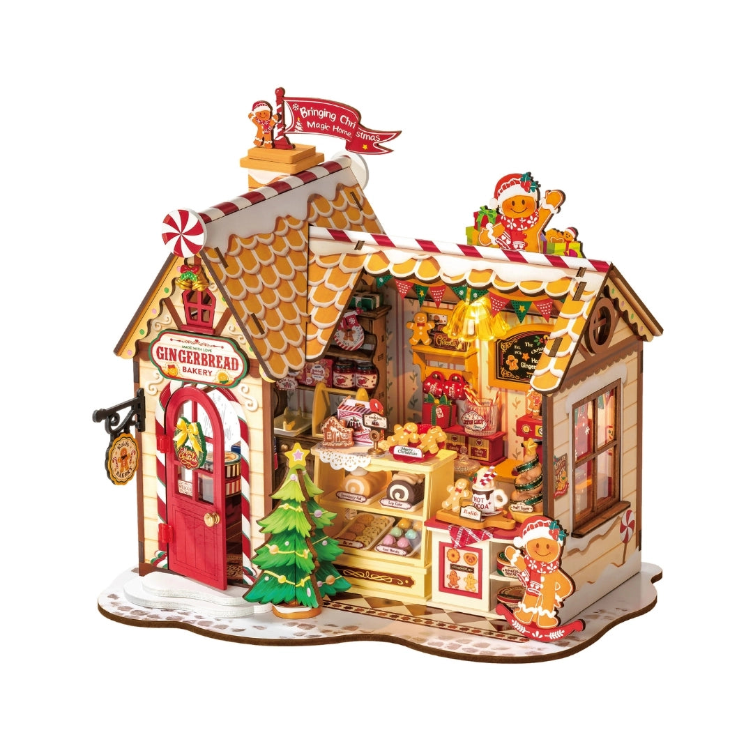 DIY Miniature House Kit: Gingerbread House