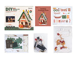 Perfect for crafters of all skill levels, this kit includes everything you need-pre-cut materials, vibrant paints, and easy-to-follow instructions. Assemble and decorate your miniature masterpiece, then proudly display it as a unique addition to your holiday decor. Whether as a gift or a personal keepsake, this delightful Christmas house is sure to bring joy and wonder to your festive celebrations!