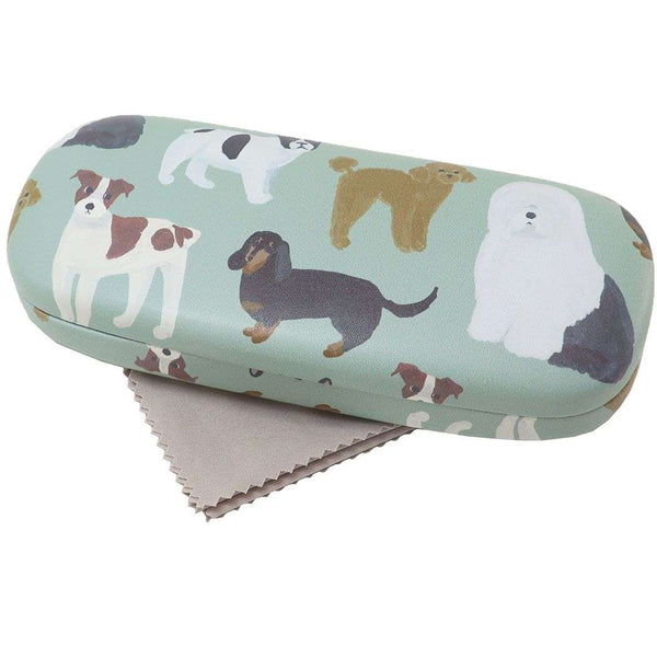 Dogs Glasses Case with Cleaning Cloth
