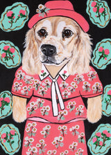 No canines are cooler than the twenty stylin' and wildin' dogs in this hilarious set of 20 postcards by artist Carly Beck. These paintings of perfectly dressed dogs feature top breeds like Frenchies, retrievers, and many more, each inviting you into a world that's part Richard Scarry, part Vogue fashion shoot.

Postcards; 5 x 7 inches; 20 pages.