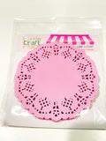 Doily Pink Fairy 4.5" Doilies 100ct