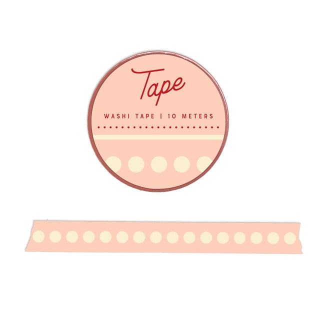 Elevate your crafting with our Dot Checklist Washi Tape, designed to bring a sleek and orderly aesthetic to your projects. The simple pattern is perfect for adding a subtle touch of style to planners and journals. Its easy-to-use adhesive ensures smooth application and clean removal, making it a versatile addition to any creative toolkit.

Additional Details:
- 10 mm width
- 10 m length