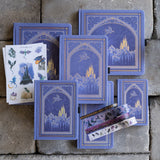 Step into a storybook world with the Dragon Spire Notebook—a bold, enchanting design made for dreamers, writers, and journal lovers who want their pages to feel like an adventure. Cover is vegan leather.